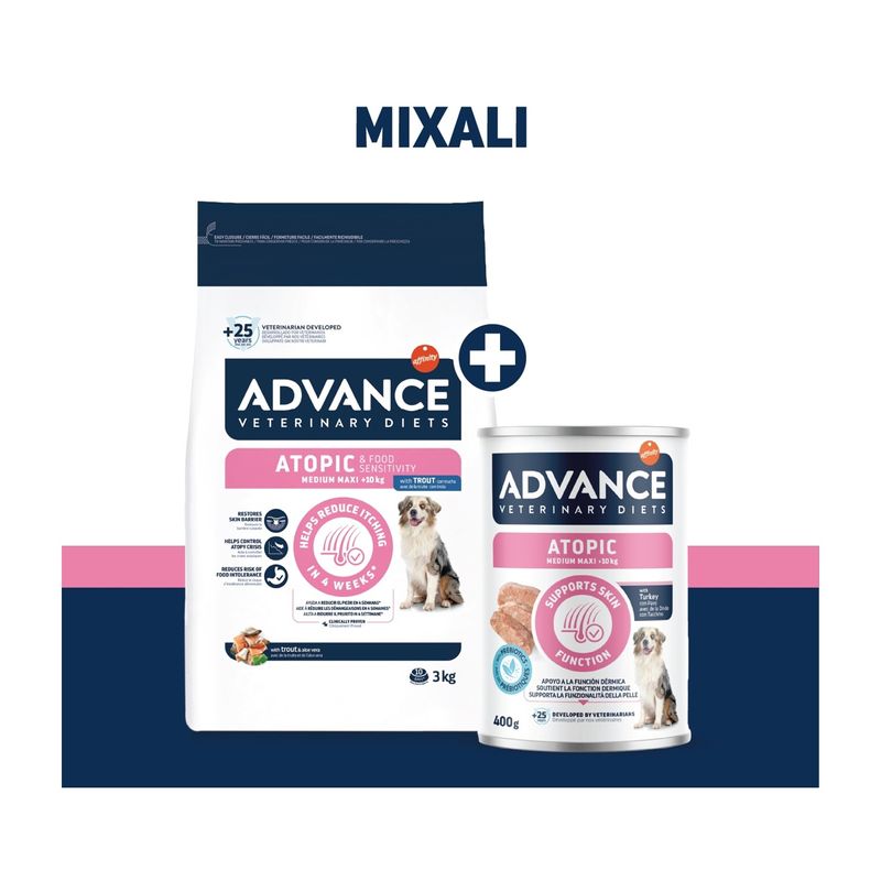 Advance Diets Medium Maxi Adult Atopic Lattina 400G 10187412-5