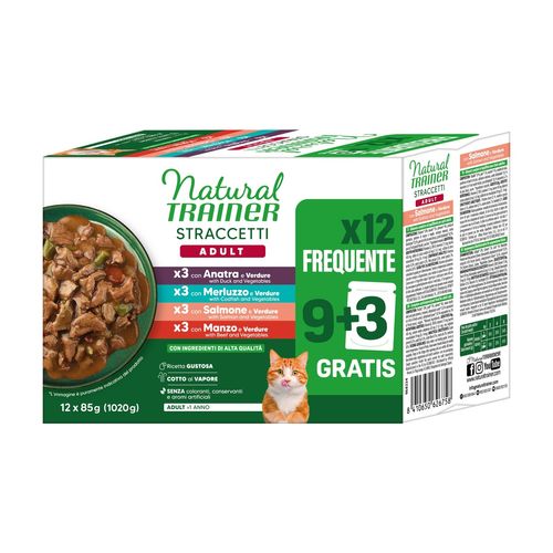 Natural Trainer Straccetti Cat Busta Multipack 12x85G