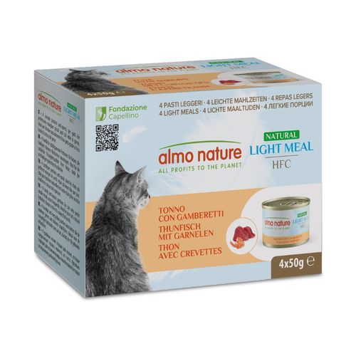 Almo Nature HFC Light Meal Natural Cat Lattina Multipack 4x50G