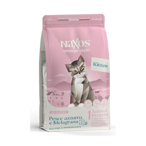 Naxos Kitten Monoprotein Pesce Azzurro e Melagrana