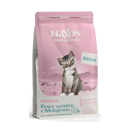 Naxos Kitten Monoprotein Pesce Azzurro e Melagrana