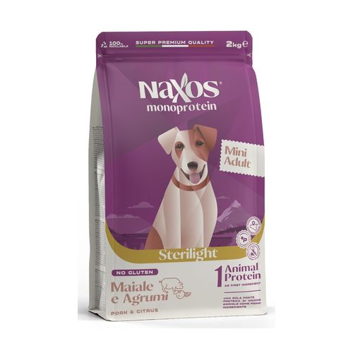 Naxos Monoprotein Mini Adult Sterilight Maiale e Agrumi
