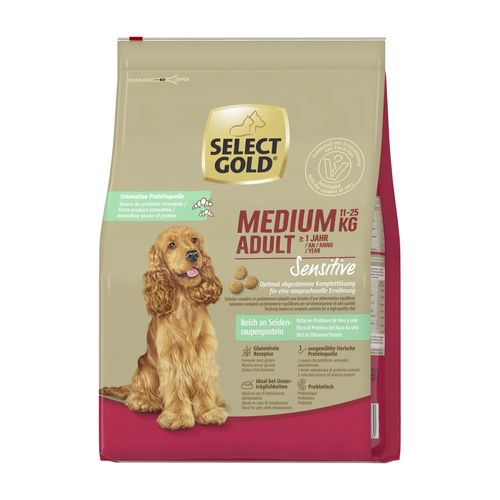 Select Gold Sensitive Medium Adult Insetti