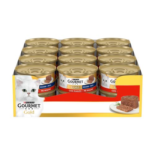 Gourmet Gold Mousse Lattina Multipack 24x85G