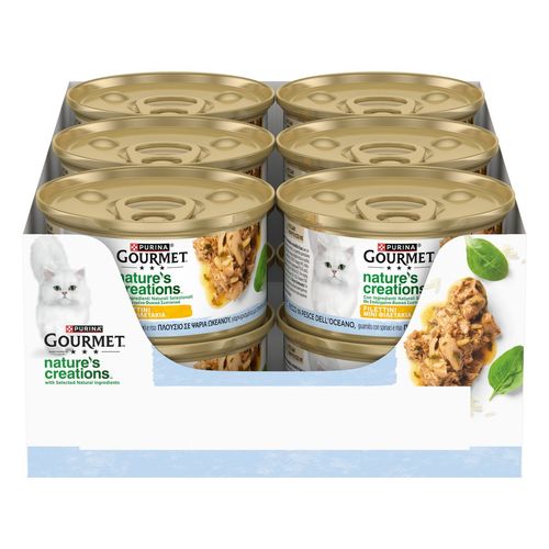 Gourmet Nature's Creations Cat Lattina Multipack 12x85G
