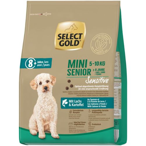 Select Gold Sensitive Mini Senior con Salmone e Patate