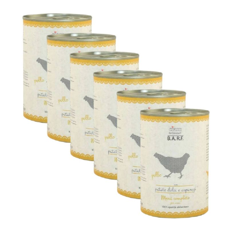 Kit-Risparmio-6x400G-Dr.Clauder-s-B.A.R.F.-Dog-Lattina-pollo-e-patate1000000001446x6