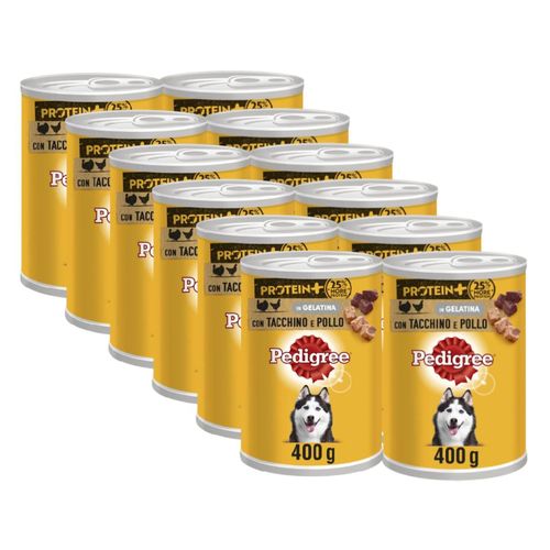 Kit Risparmio 12x400G Pedigree Protein+ Dog