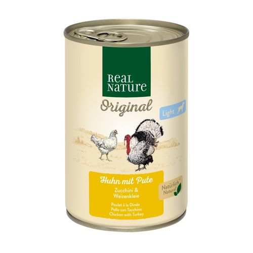 Real Nature Dog Light Lattina 400G
