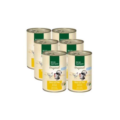 Kit Risparmio 6x400G Real Nature Dog Light Lattina