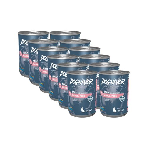 Kit Risparmio 12x400G Dognivor Dog Lattina