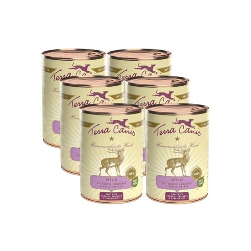 Kit Risparmio 6x400G Terra Canis Dog Lattina