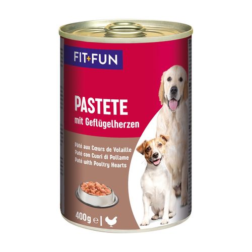 Fit+Fun Dog Paté Lattina 400G