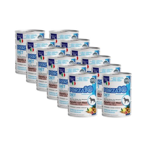 Kit Risparmio 12x400G Forza10 All Size Adult Diet Lattina