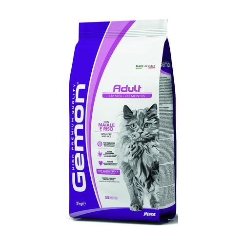 Gemon Cat Adult con Maiale e Riso