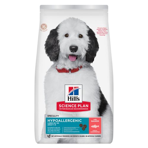 Hill's Science Plan Hypoallergenic Adult Large Breed alimento secco per cani al Salmone