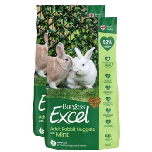 Burgless Excel Mangime Coniglio Nuggets con Menta
