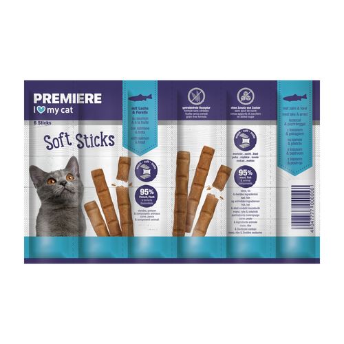 Premiere Cat Snack Soft Sticks 36G
