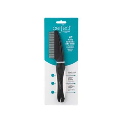 Perfect Grooming Cane Pettine Districante Pelo Corto e Medio