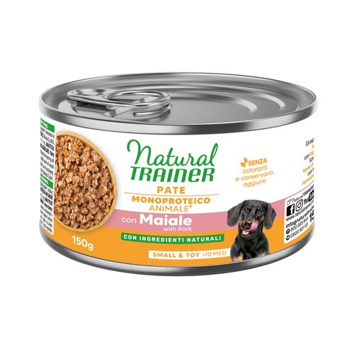 Natural Trainer Monoproteico Dog Lattina Multipack 24x150G