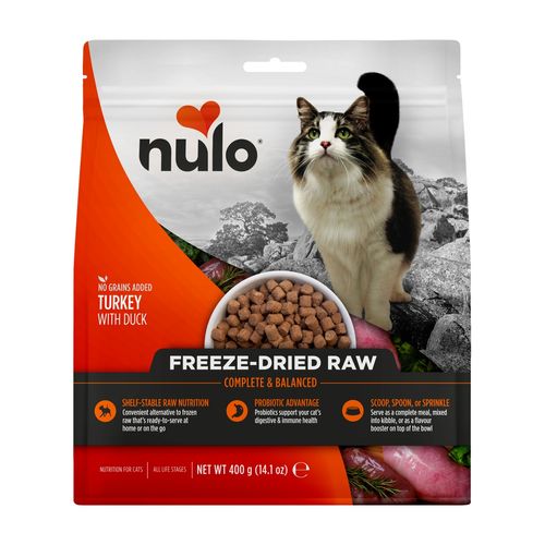 Nulo Cat Snack Freeze Dried Raw Tacchino con Anatra