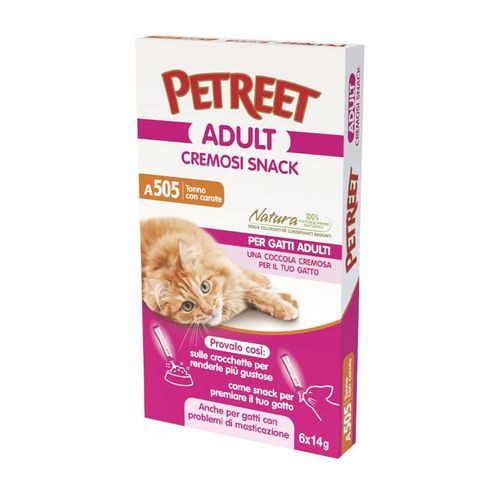Petreet Cat Cremosi Snack 6x14G