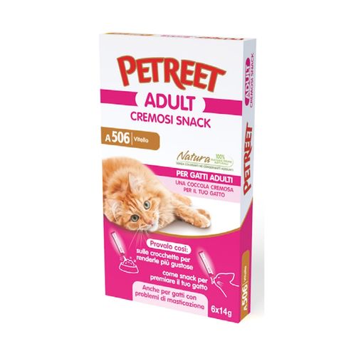 Petreet Cat Cremosi Snack 6x14G