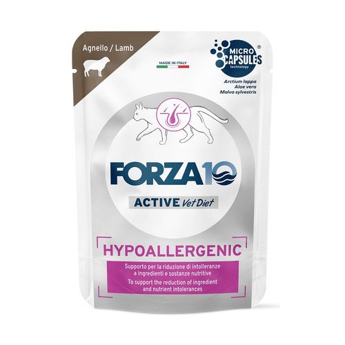 Forza10 Cat Active Vet Diet Hypoallergenic Busta 80G