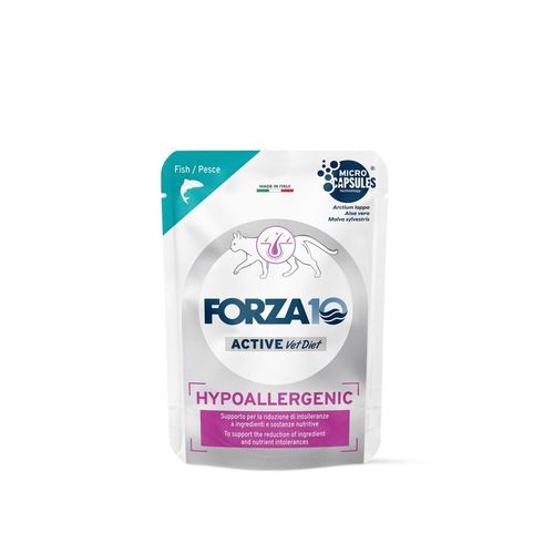Forza10 Cat Active Vet Diet Hypoallergenic Busta 80G