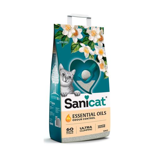 Sanicat Lettiera Essential Oils Gelsomino Bianco