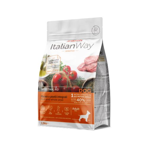 Italian Way Cane Mini Sensitive Intestinal Aid Maiale e Piselli