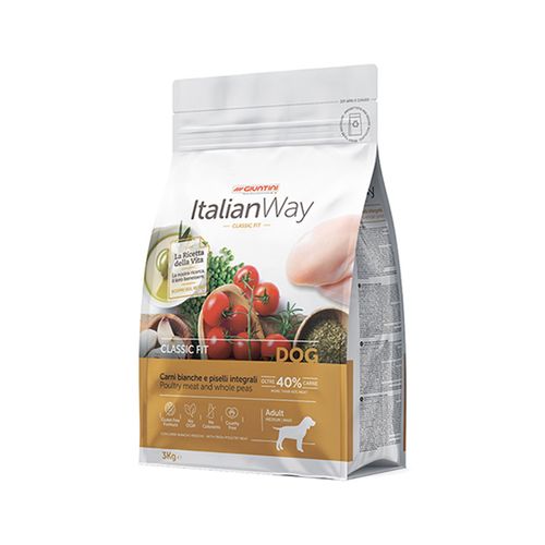 Italian Way Cane Medium/Maxi Classic Fit con Carni Bianche e Piselli Integrali