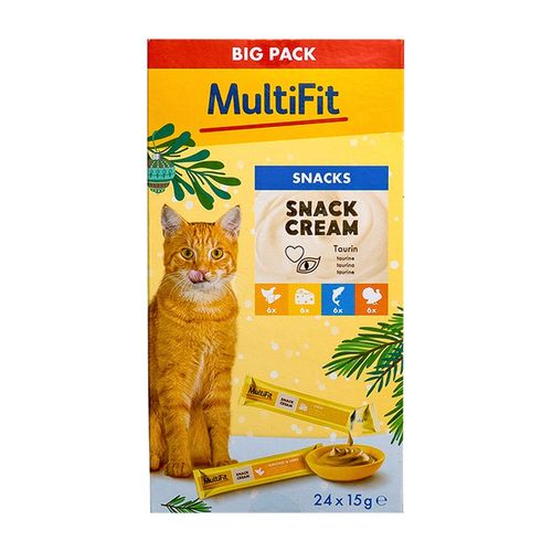 MultiFit Cat Snack Cream Natale 24x15G