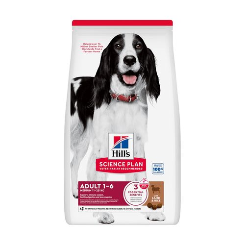 Hill's Science Plan Cane Adult Medium con Agnello e Riso