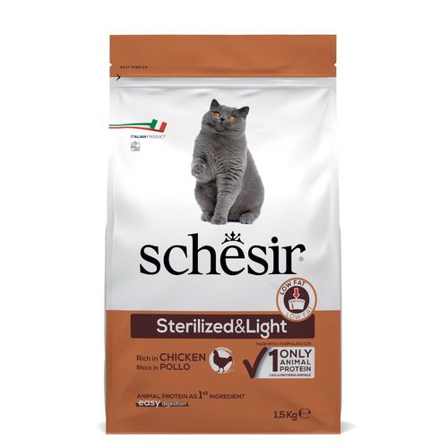 Schesir Cat Sterilized & Light al Pollo