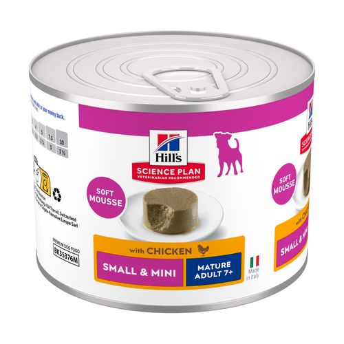 Hill's Science Plan Small&Mini Senior Lattina Multipack 12x200G