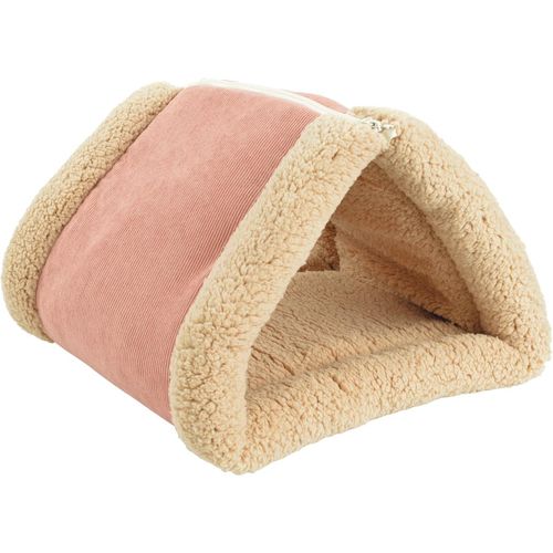 Fit and Fun Cuccia per Gatto e Cane Corduroy Rosa 2 in 1