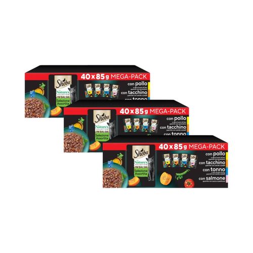 Sheba Nature’s Collection in Salsa Cat Busta Mix Carne e Pesce