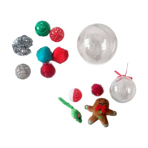 Kit Gioco Gatto Winter Pallina Mix