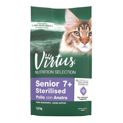 Virtus Cat Nutrition Selection Senior 7+ Sterilised Pollo