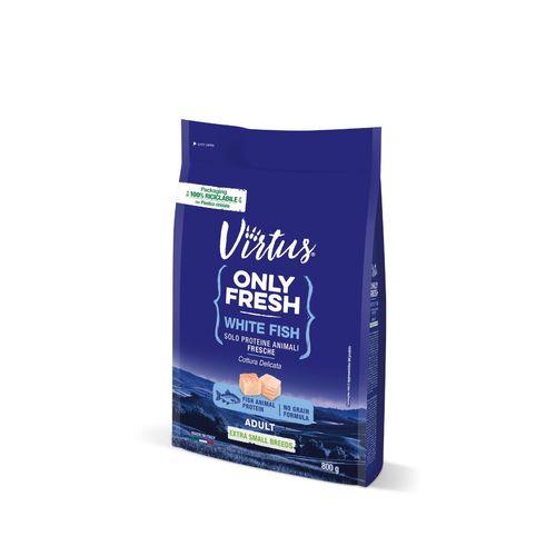 Virtus Dog Only Fresh Adult Extra Small Pesce Bianco
