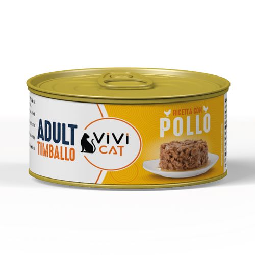 Vivi Cat Adult Timballo Lattina Multipack 18x85g