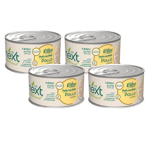 Next Natural Kitten Lattina Multipack 4x150G