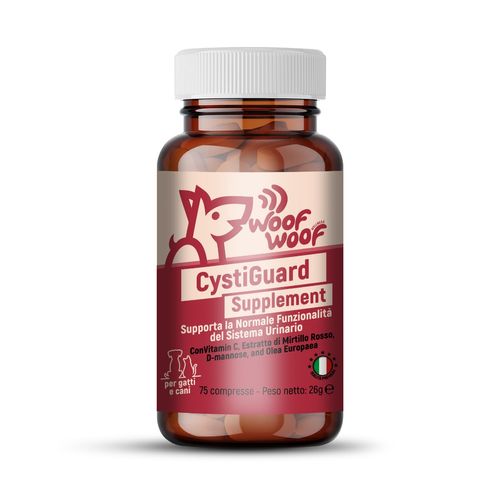 Woof Woof Cystiguard Supplement Cane e Gatto