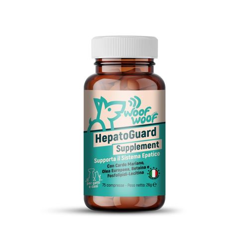 Woof Woof HepatoGuard Supplement Cane e Gatto