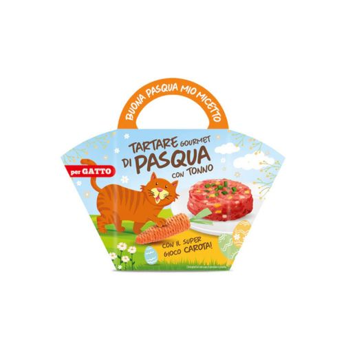 Tartare Gourmet Snack di Pasqua per Gatto al Tonno