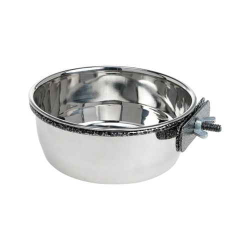 Anione Mangiatoia per Uccelli in Acciaio con Molletta