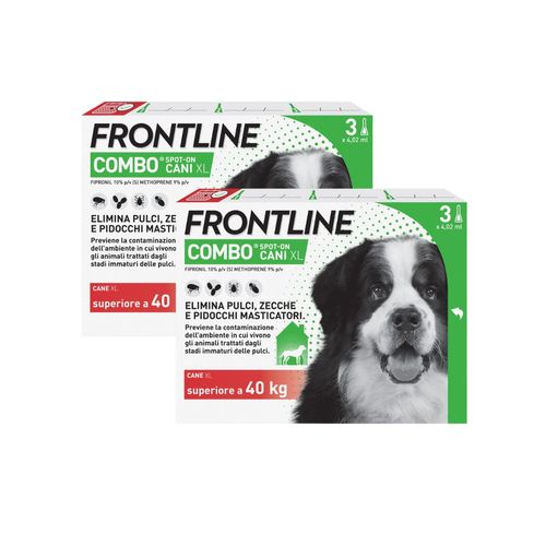 Frontline Combo Cani Antiparassitario Contro Pulci, Zecche E Pidocchi +40Kg
