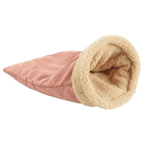 Fit and Fun Cuccia Sacco per Gatto Corduroy Rosa