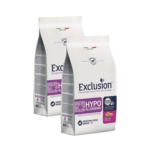 Exclusion Hypoallergenic Dog Medium&Large Maiale